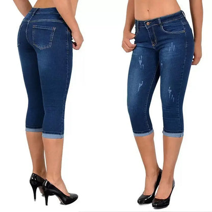 💕👖 Blugi elastici de vară care scot în evidență silueta【40-120kg】
