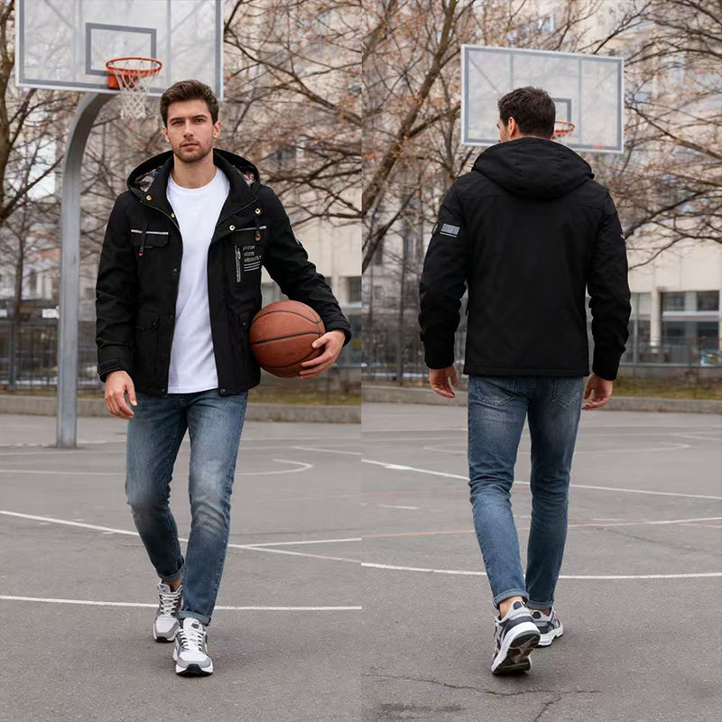 🔥50% zľava na jeseň/zimu【Velikosti M-4XL】Mužske teplé bunda modelu 2025, odolné proti vetru a vodě