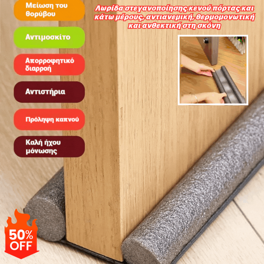🔥Compra 2 y llévate 2 gratis🔥 🚪Tira de sellado para la rendija de la puerta, a prueba de viento y polvo, con aislamiento térmico, especial para la parte inferior de la puerta💨