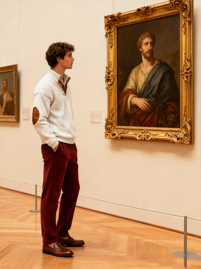 【Καυτές εκπτώσεις】 Ανδρικά χειμωνιάτικα βελούδινα casual μπλουζάκια