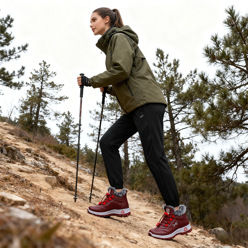 🔥Mitad de precio — ¡Agarra ahora! —【Tallas 35-41】Nuevo estilo de invierno, zapatos de piel natural con flanela de algodón, hechos a mano