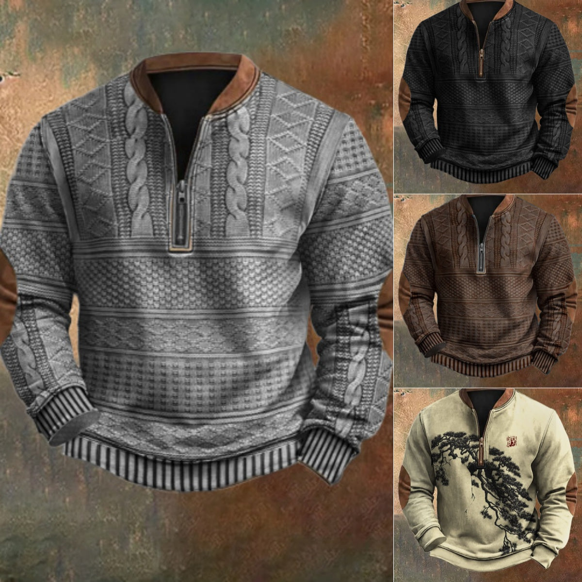 🔥⚡ Tiempo limitado 50% de descuento 【S-5XL】 Colección otoño-invierno 2025 – chaqueta deportiva de alta calidad para hombres, deportiva-casual y versátil