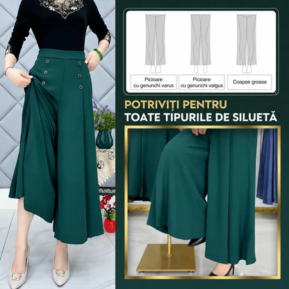 【M-5XL】Pantaloni largi cu pliuri (Reducere de 50% pentru o perioadă limitată)
