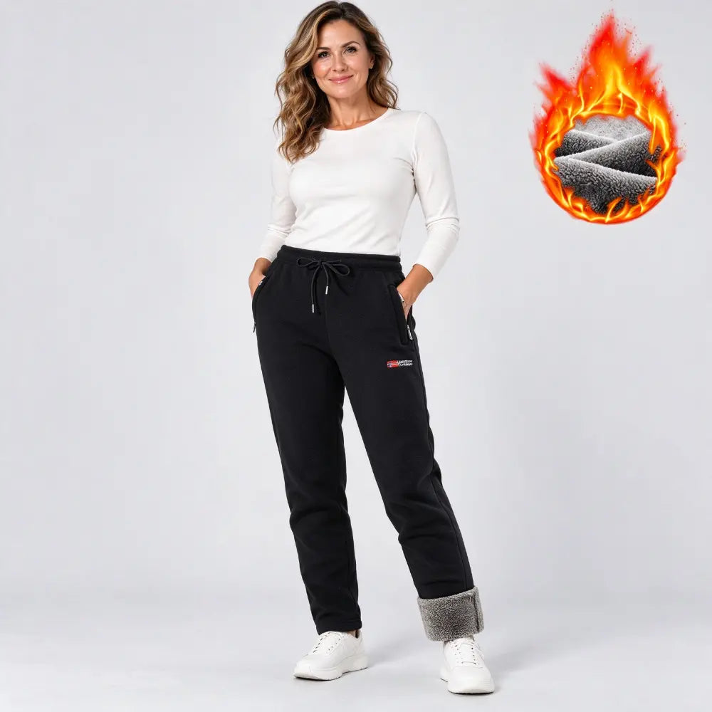 🔥【XS-3XL】Pantaloni sport confortabili, în stil casual, pentru sezonul toamnă-iarnă 2026 – izolați termic și căptușiți cu fleece.