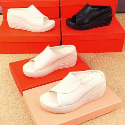 🔥👡【Reducere de vară】【Mărimi 35-42】Sandale din piele naturală pentru femei, model la modă 2025, cu talpă moale și groasă