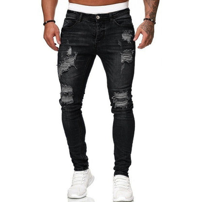 👖Blugi skinny rupți pentru bărbați, reducere 50%🏆