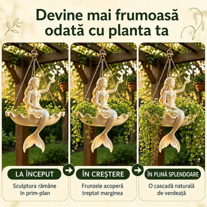 ✨ Transformă-ți grădina într-un basm! Ghiveci suspendat decorativ cu design artistic de poveste! 🌸🧚‍♀️