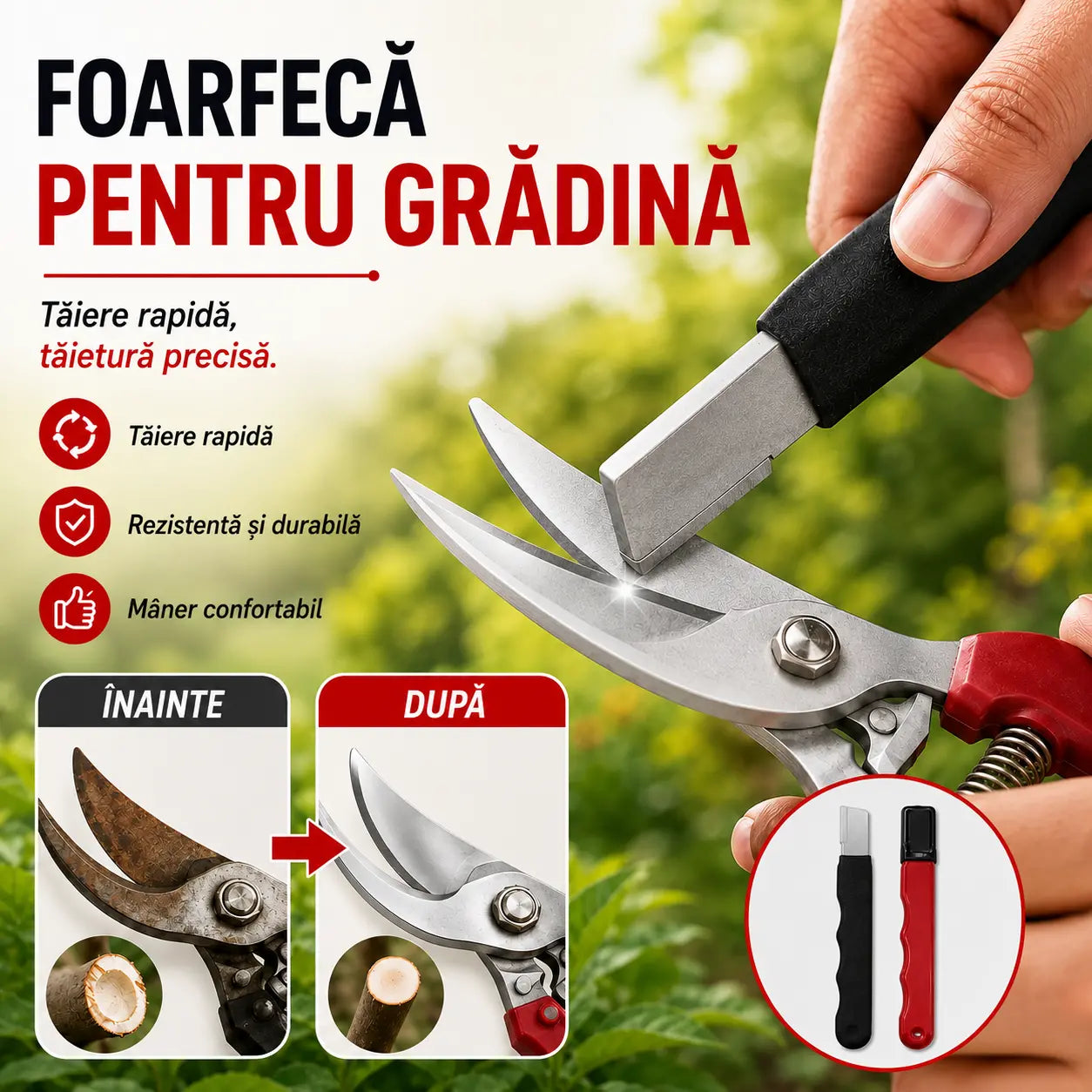 💥Reducere 50%💥【Set de 10 bucăți】Ascuțitoare portabile pentru foarfece și cuțite, ideale pentru utilizare în aer liber