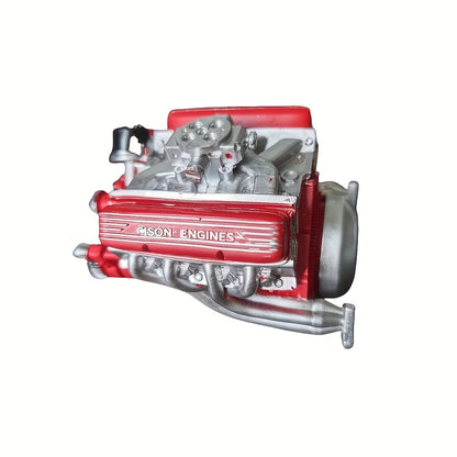 【Купи едно вземи едно】【Мини V8 двигател】Модел на бензинов двигател, DIY комплект за сглобяване на малък V8 двигател, механичен комплект за възрастни