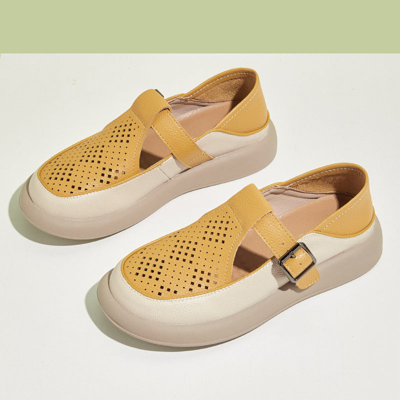 【35-40】2024 pantofi casual noi cu talpă groasă, cu talpă moale, confortabili și anti-alunecare