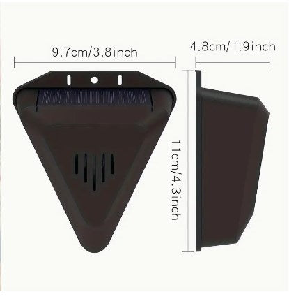 🔥【Kupte jeden, druhý dostanete zdarma】📣Solární zvukový a světelný ptačí alarm, vhodný do sadů, rybníků a rýžových polí 