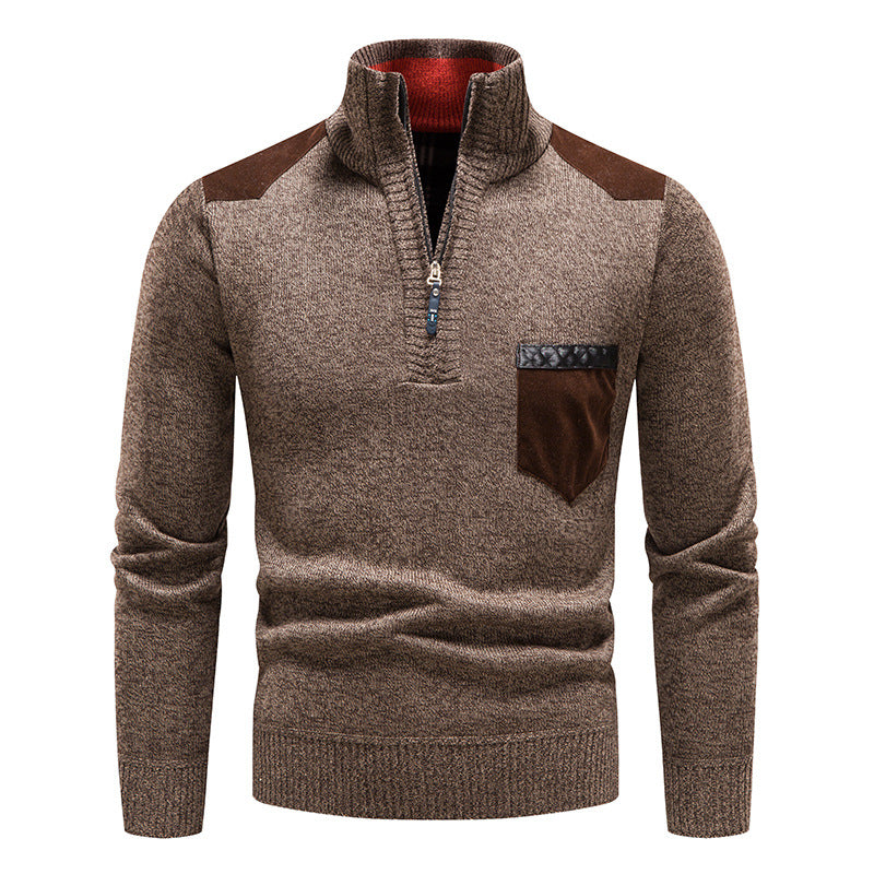 ❤️‍🔥【M-3XL】Pulover casual pentru bărbați cu fermoar, colecția toamnă/iarnă