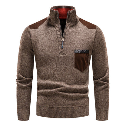 ❤️‍🔥【M-3XL】Pulover casual pentru bărbați cu fermoar, colecția toamnă/iarnă
