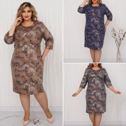 👗【S-5XL】2025 Rochie rafinata de marime mare Rochie de seara-3880921