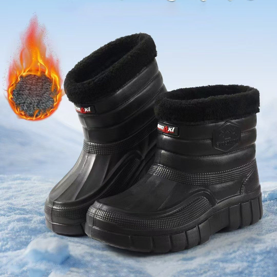 ♥️♥️【Nuevo】Zapatos de exterior cálidos e impermeables y botas de nieve forradas de felpa