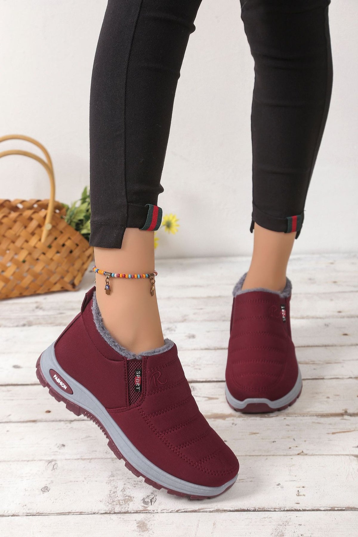 🔥【35–48】 Cizme de iarnă unisex, cu căptușeală pufoasă, călduroase, confortabile și antiderapante, ideale pentru vremea rece