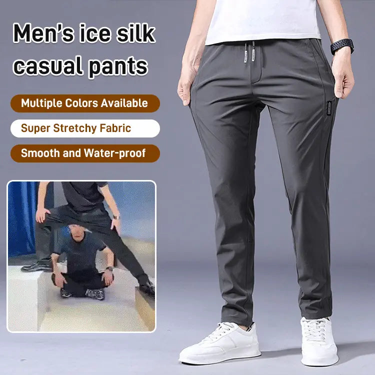 👖💥【50-120kg】Model nou 2026, pantaloni elastici pentru bărbați, mărimi mari