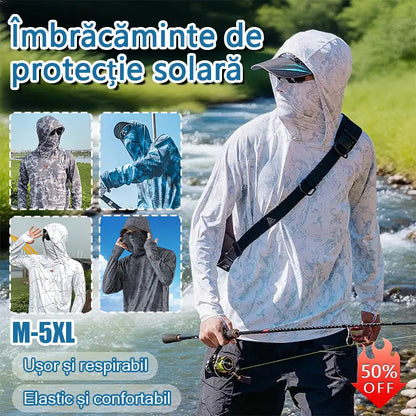 🔥【M-5XL】Îmbrăcăminte de protecție solară respirabilă pentru bărbați, potrivită pentru sporturi în aer liber și pescuit.