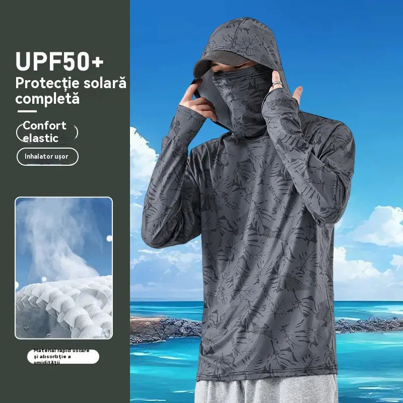 🔥【M-5XL】Îmbrăcăminte de protecție solară respirabilă pentru bărbați, potrivită pentru sporturi în aer liber și pescuit.