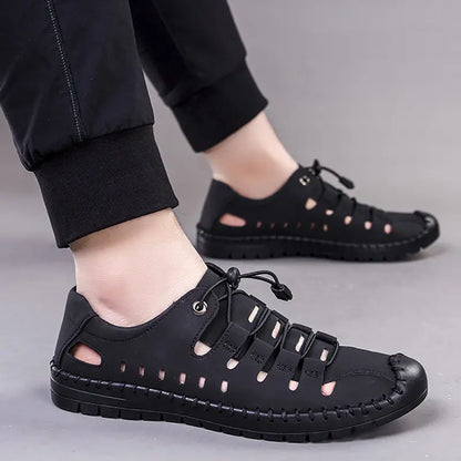 【38-44】😍Sandale noi din piele goală, casual, respirabile, pentru bărbați