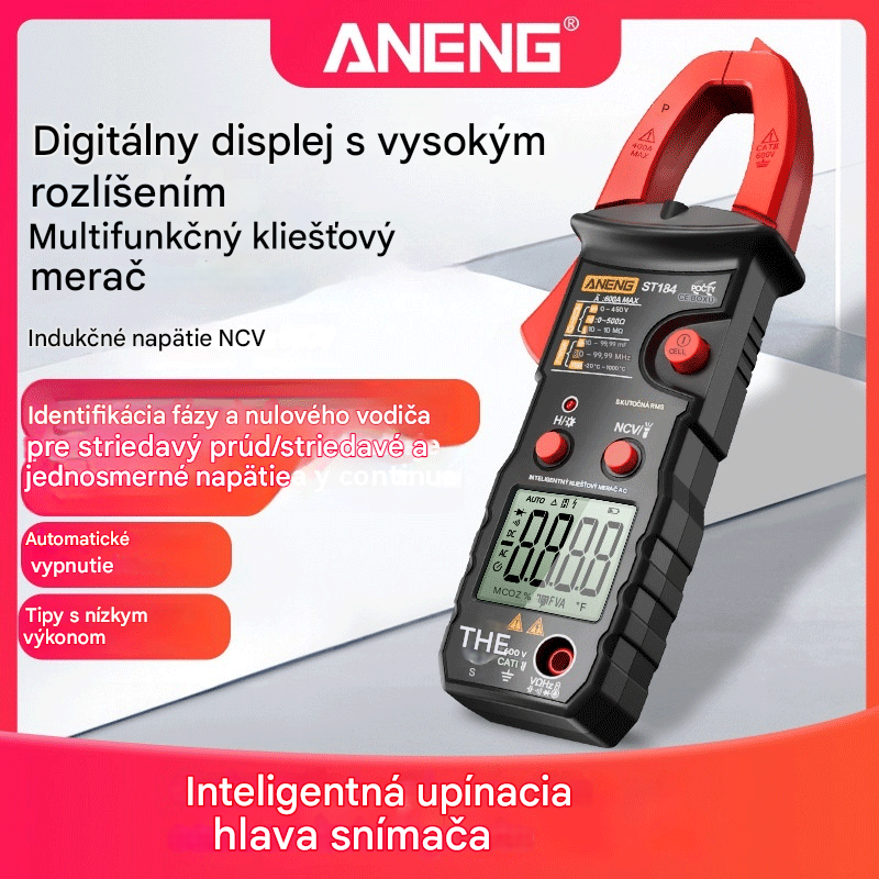 🔥【Limitovaná ponuka】🛠️ Inteligentný digitálny kliešťový merač, multifunkčné elektrikárske kliešte, vysokopresný ampérmeter, úplne automatická identifikácia