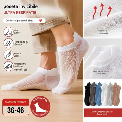 🔥【🔥10 perechi de șosete 129 lei】🧦 Șosete de afaceri pentru bărbați, respirabile, antibacteriene și dezodorizante【Mărimi 36‑46】