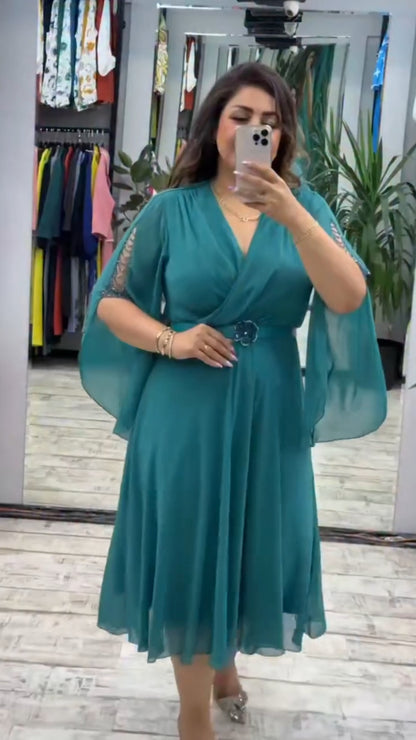 👗💥【S-5XL】Rochie nouă la modă, design clasic, elegantă și simplă