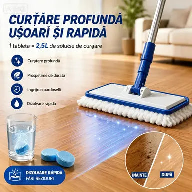 💦🏡【3 pachete, 90 de tablete în total】Șervețele umede solubile în apă pentru curățarea podelelor