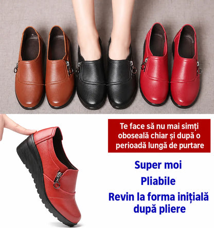 🔥【35-41】Pantofi confortabili din piele de vacă, talpă moale, antiderapantă, rezistență la uzură timp îndelungat, calitate garantată