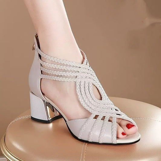 【34-40】2025 New Sandale cu vârf deschis pentru femei