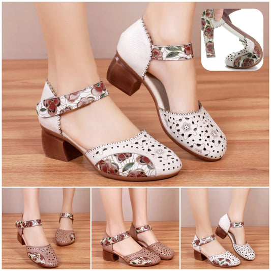 ❣️❣️🔥🔥【35-40】Sandale moi noi pentru femei, încălțăminte casual imprimată-3740459