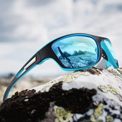 🚵‍♂️😎【50% reducere🔥】⚡ Ochelari de soare sport polarizați pentru bărbați, eleganți și rezistenți la praf, perfecți pentru ciclism în aer liber