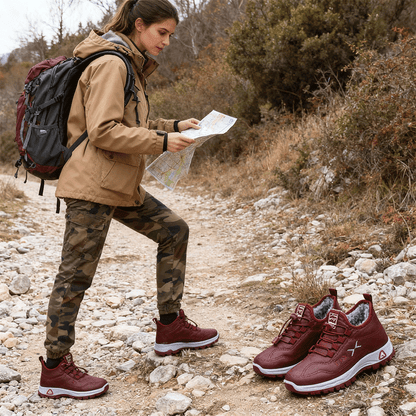 🔥Polovica cene — zgrabi jih zdaj —【Velikosti 35-41】Nove zimske oblike, ročno izdelane obutev iz naravne kože s bambusno flaneljo