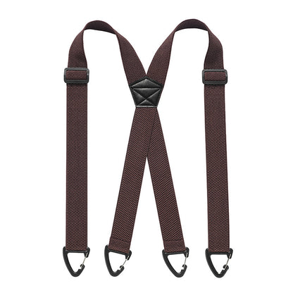Bretele Reglabile pentru Bărbați în Formă de X, Cu Clipsuri Metalice Puternice, Stil Clasic și Elastic pentru Pantaloni