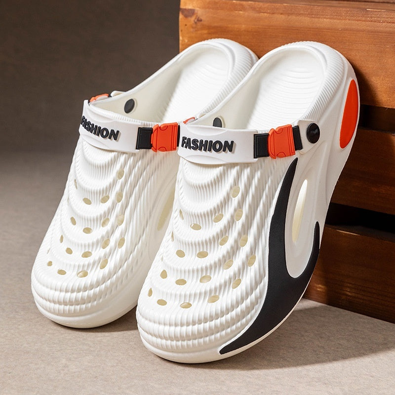 👟 Ofertă specială cu 50% reducere 🌬️ Sandale multifuncționale pentru bărbați, cu talpă EVA îngroșată – antiderapante, ultraușoare și respirabile, ideale pentru plajă, sport și purtare zilnică 🏃‍♂️