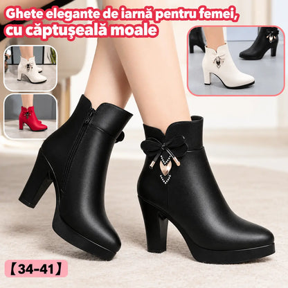 👢 Ofertă limitată în timp 🔥【Mărimi 34–41】Cizme noi de damă din piele, cu toc înalt, la modă pentru toamnă și iarnă