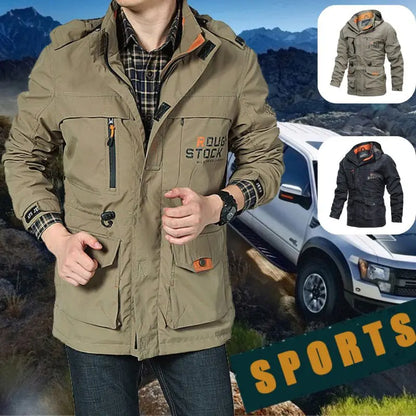 🔥Reducere de 50% 【M–5XL】Jachetă nouă de calitate superioară pentru bărbați (toamnă/iarnă) – impermeabilă, rezistentă la vânt și cu buzunare multiple.