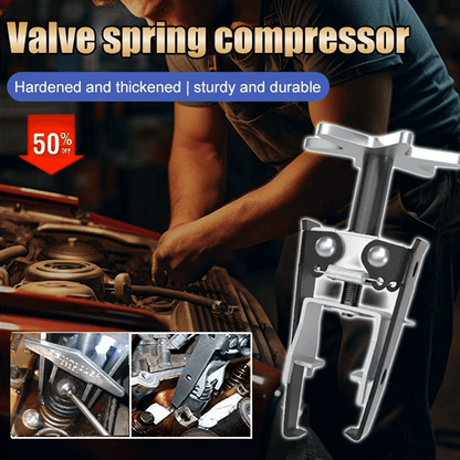 🚀【Precio bajo por tiempo limitado】Compresor de muelles de válvula para desmontaje rápido