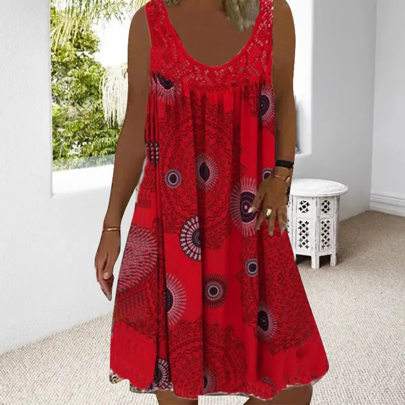 💋👗【40-120 kg】Rochie fără mâneci, fără bretele, potrivire largi, mărimi mari disponibile
