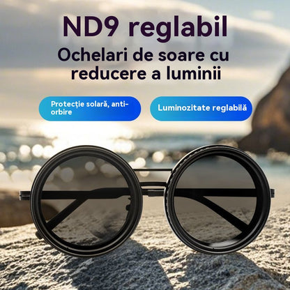 【🔥Kup 1, a dostaniesz 1 w prezencie】Nowe okulary przeciwsłoneczne z 9-stopniową regulacją, odpowiednie do użytku na zewnątrz, na ryby i do jazdy samochodem, z ochroną UV 