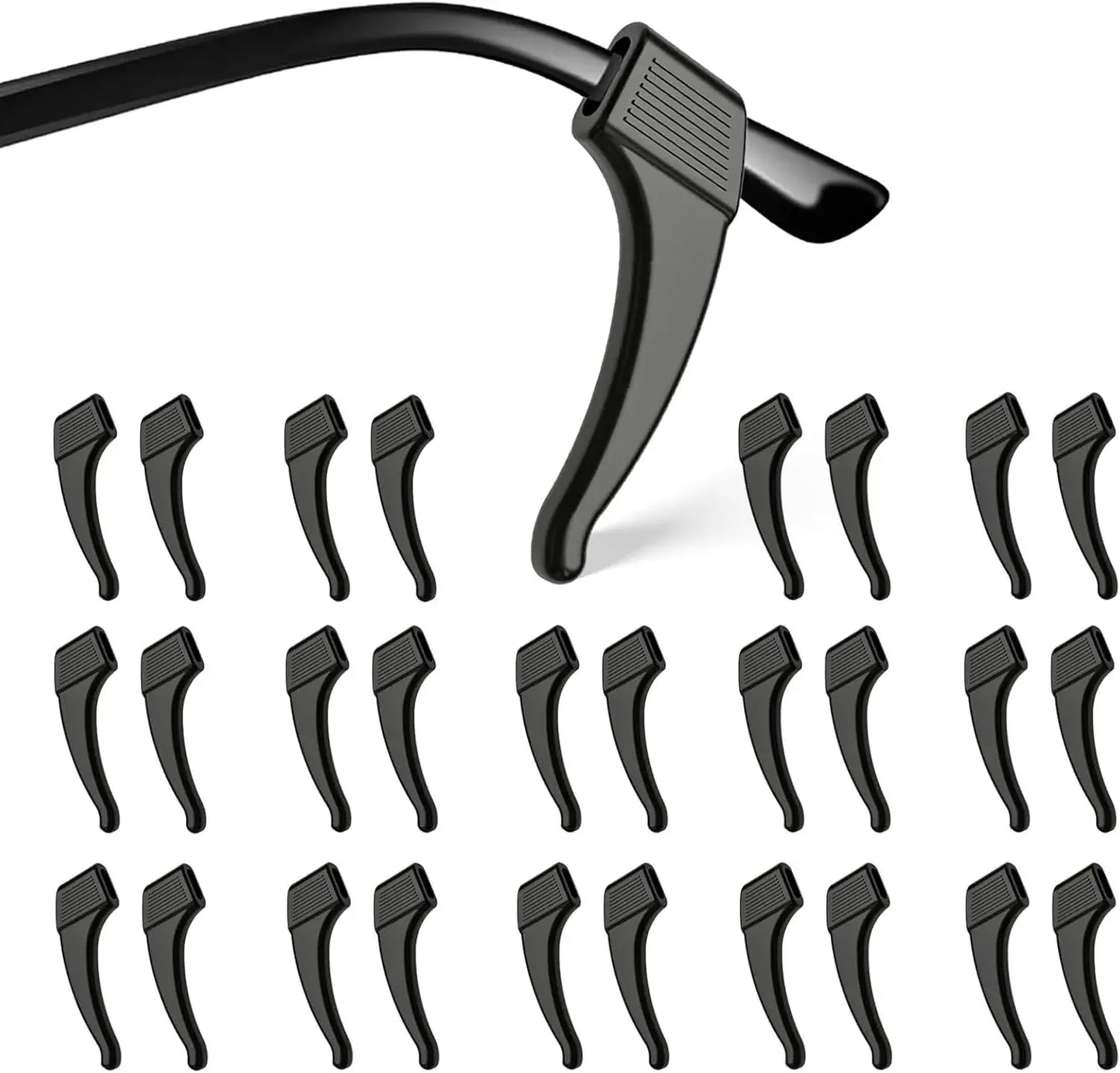 Set Oprit-Alunecare Ochelari din Silicon – Cârlige Anti-Alunecare Mișcare & Confort Maxim (Set 14 Perechi) 👓🥽