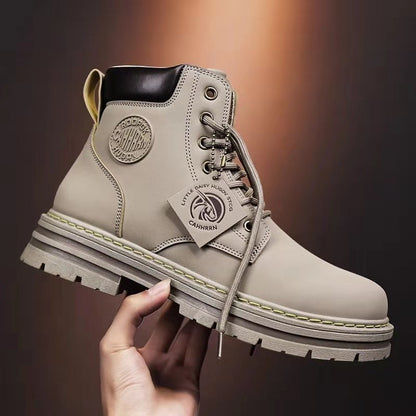 🔥【50%OFF】🔥【39-48】Stil nou pentru toamnă și iarnă, cizme versatile pentru bărbați, cu talpă groasă, antiderapante