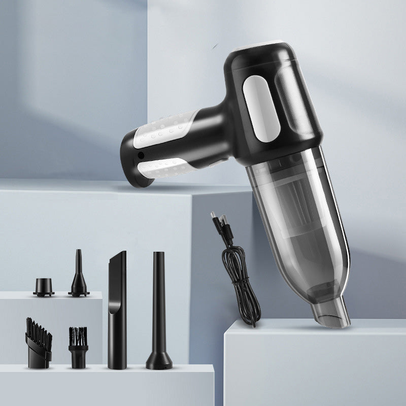 🚗🌪️🔥Cumperi 1 și primești 1 gratis🔥Aspirator portabil fără fir pentru mașină, aspirator casnic 2 în 1 cu funcție de aspirare și suflare, cu putere de aspirație foarte mare