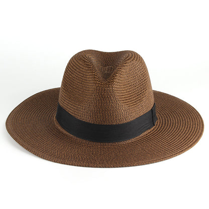🌿【Plată la livrare】【56–58 cm】Pălărie casual unisex, țesută manual, cu model de palmier