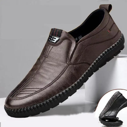 👞Pantofi bărbătești din piele, lucrați manual din piele selectă ✅ Durabili și respirabili