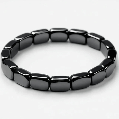 【Compra 1 y llévate 1 gratis】🔥Pulsera de energía de hematita y ónix negro｜Recupera tu fuerza y confianza masculina