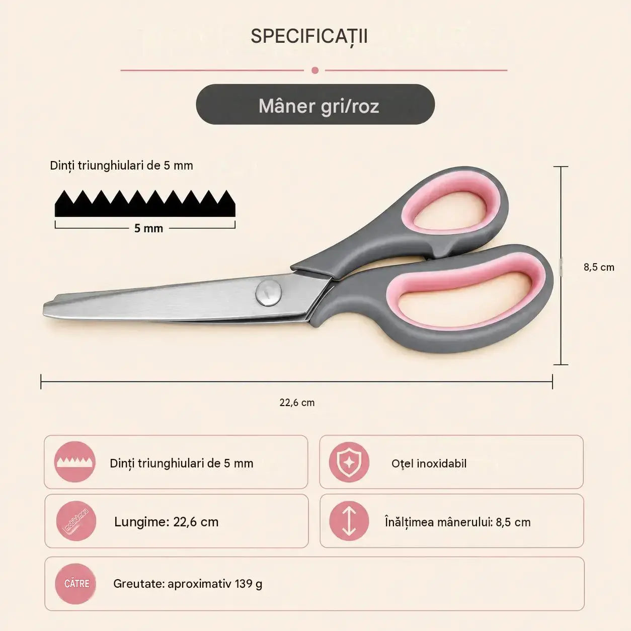 ✂️🧵Foarfece multifuncționale pentru lucrări manuale, creezi cu ușurință dantele spectaculoase!