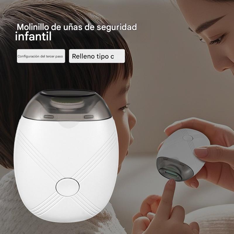 Oferta superventas ✨ Lima de uñas eléctrica, diseño silencioso, apta para bebés, cuidado de uñas suave y seguro 👶🔧