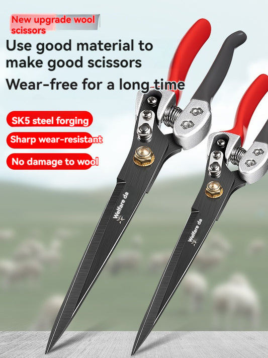 🐏【Reducere limitată 50%】✨✂️Foarfecă mare manuală pentru lână de primăvară 3900130