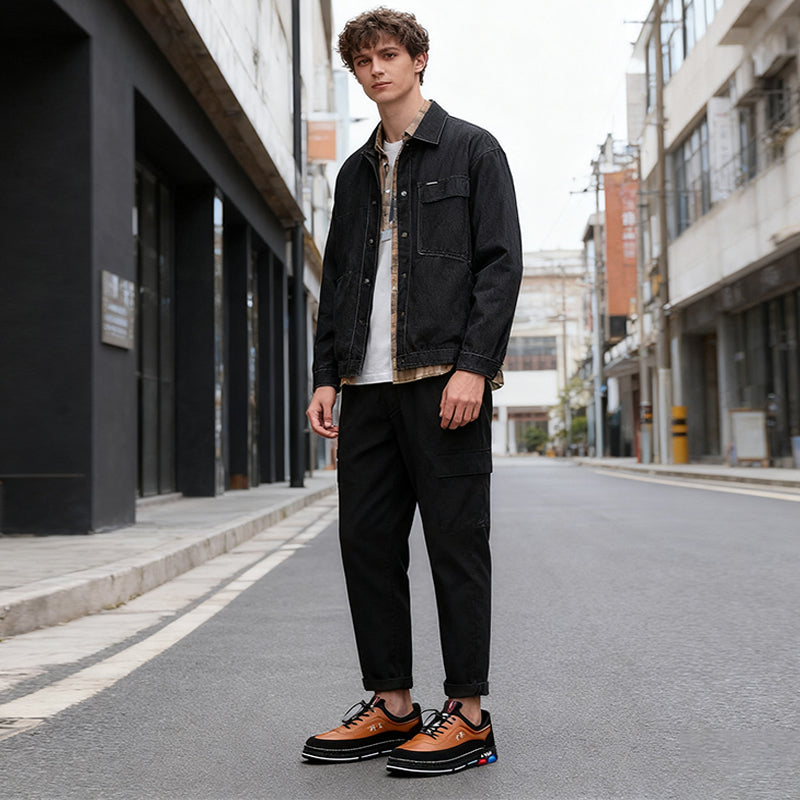 💯🔥Nowości na jesień i zimą – Promocja z połową ceny【Rozmiary 39–48】Męskie skórzane buty biznesowe na co dzień